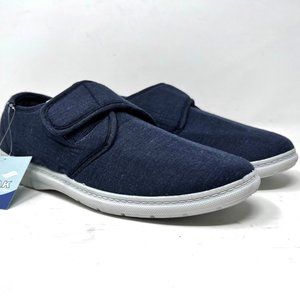 Mirak Men's Comfort Slippers Harvey Casual Touch Closure Blue US Size‎ 10